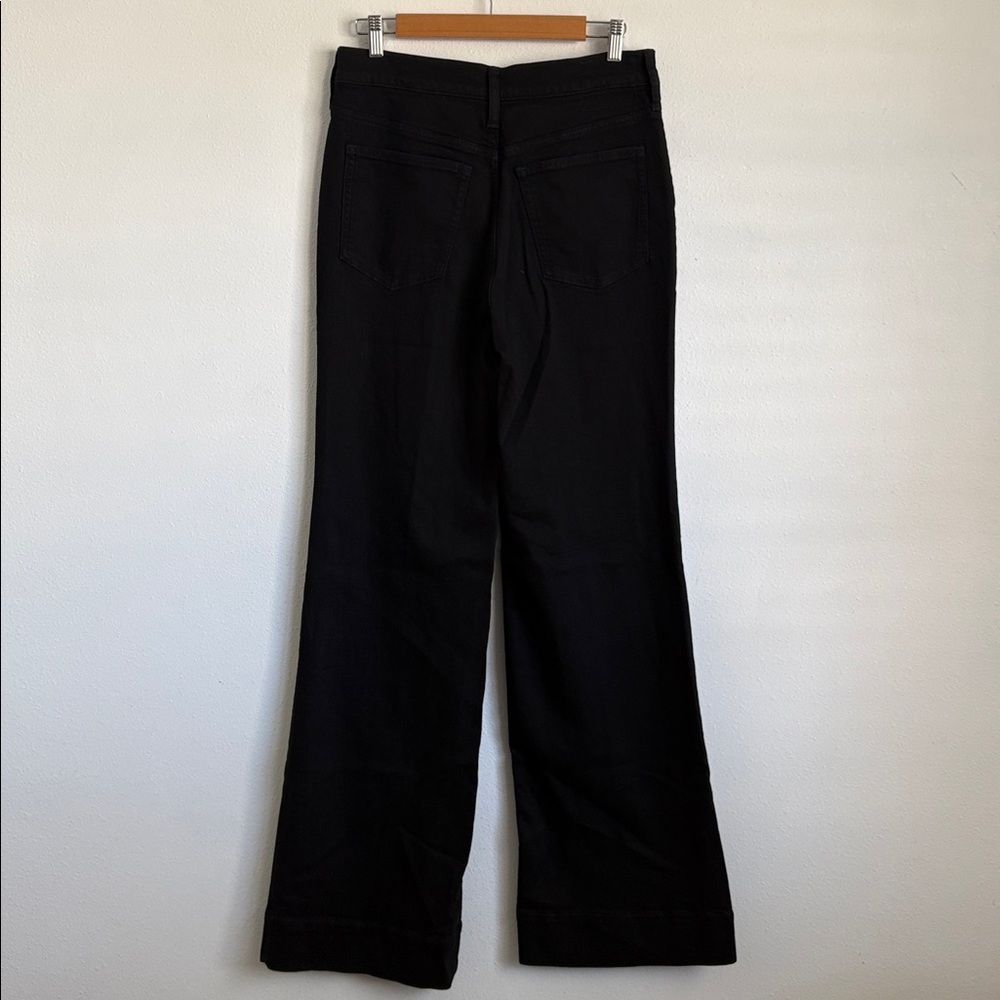 J. Crew Black Wide-Leg Jeans T28 - Picture 3 of 7